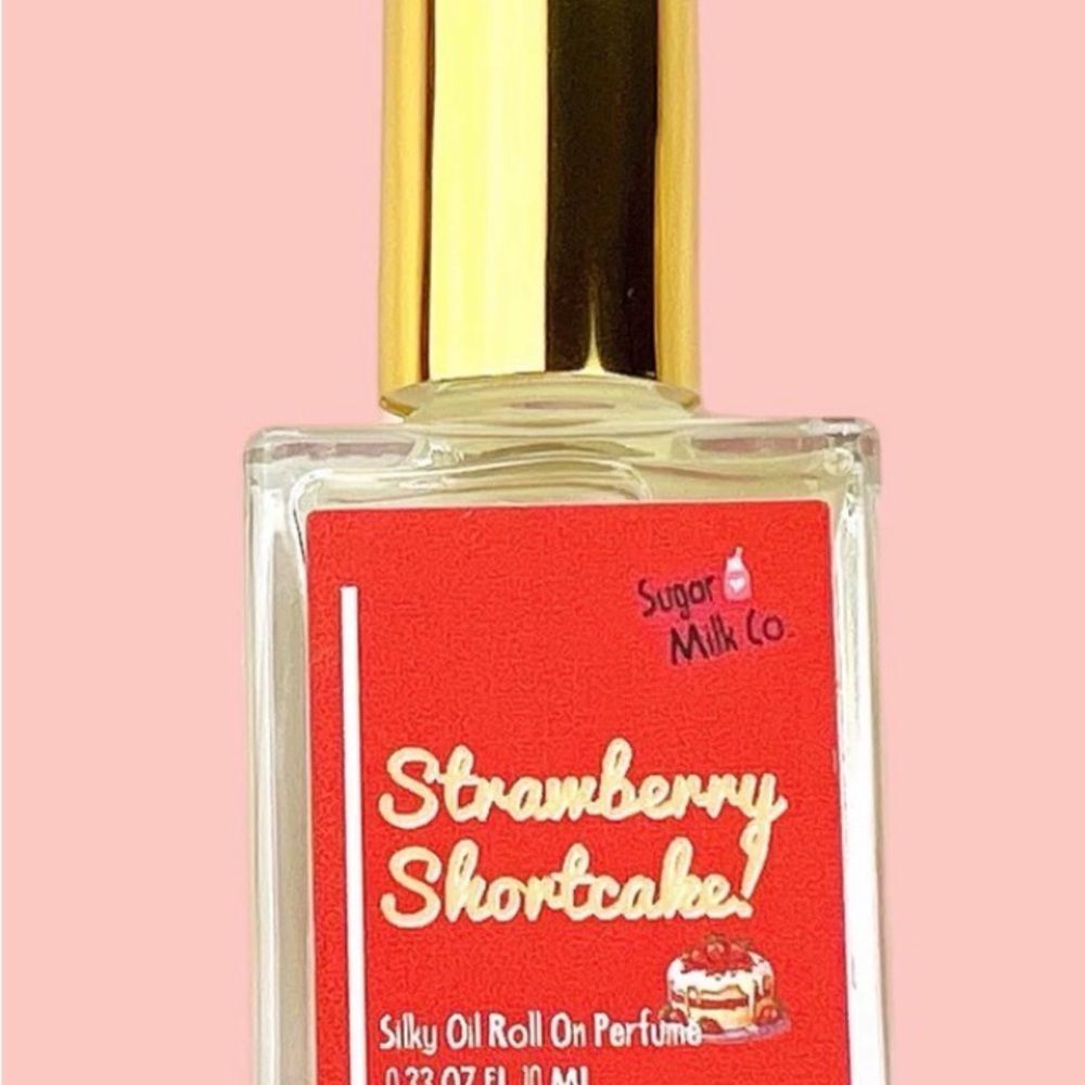 Sugar Milk Co Strawberry Shortcake Perfume Oil Roll On 10 mL
